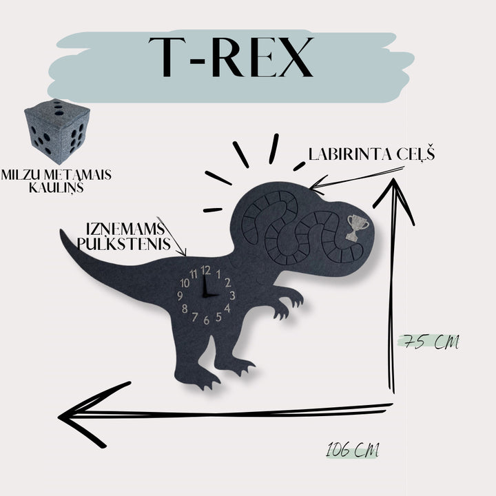 Aktivitāšu panelis "Dinozaurs"