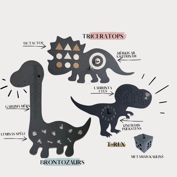 Aktivitāšu panelis "Dinozaurs"